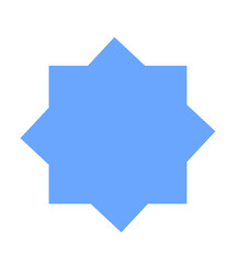 blue octagon