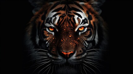 portrait of a tiger, generative ai