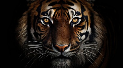 Tiger face, generative ai