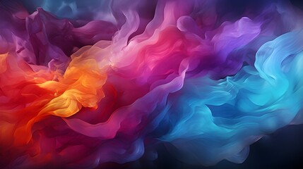 Abstract colorful liquid wavy smoke futuristic banner. Modern background design for cover, landing page