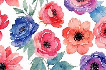 Elegant and beautiful watercolor floral illustration - 621134909