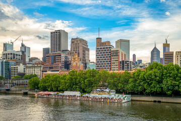 Obraz premium Flinders Street railway station in .Melbourne