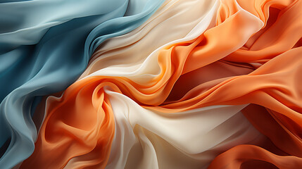 Obraz premium Generative AI, Exploring the Intricate Weaves and Patterns of Fabrics