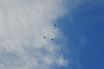 Fototapeta premium fighter plane in the sky