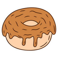glazed donut illustration
