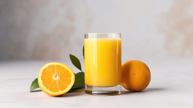 Orange Juice, Juice, Orange.Generative AI