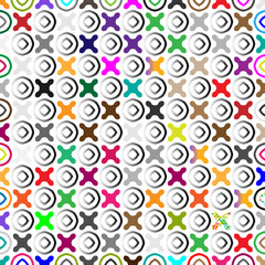 Background with colorful pattern. Abstract background. Perfect for fashion, textile design, cute themed fabric, on wall paper, wrapping paper and home decor.
