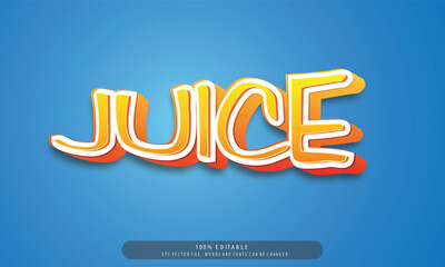 juice editable text and font effect 