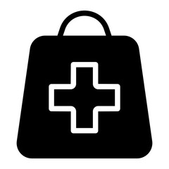 Obraz premium medicine glyph icon