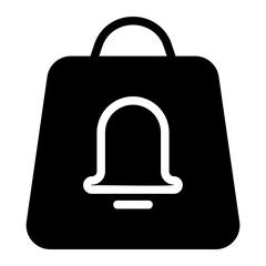 online store glyph icon