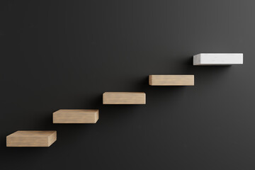 step ladder way to success