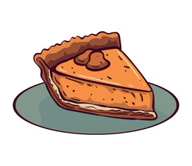 A delicious homemade cake with fresh ingredients