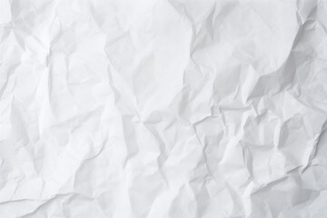 White crumpled paper texture background ,parchment paper copy space as contemporary backdrop for display or montage your text or products