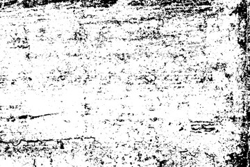 Grunge black texture. Dark grainy texture on white background. Dust overlay textured. Grain noise particles. Rusted white effect. Design elements. Vector illustration, EPS 10.