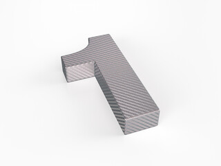 Obraz premium Holographic foil number one