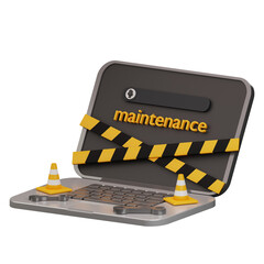 3d computer maintenance icon