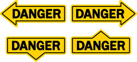 危険サイン矢印（DANGER Sign Arrow）
