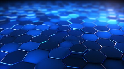 Obraz premium a close up of hexagons