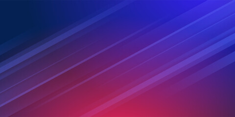 Fototapeta premium Bright blue dynamic abstract vector background with diagonal lines. cover of business presentation banner for sale event night party