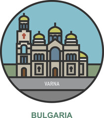 Obraz premium Varna. Cities and towns in Bulgaria