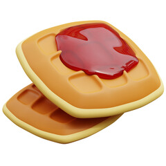 3D Baking Asset Illustration