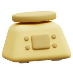 3D Baking Asset Illustration