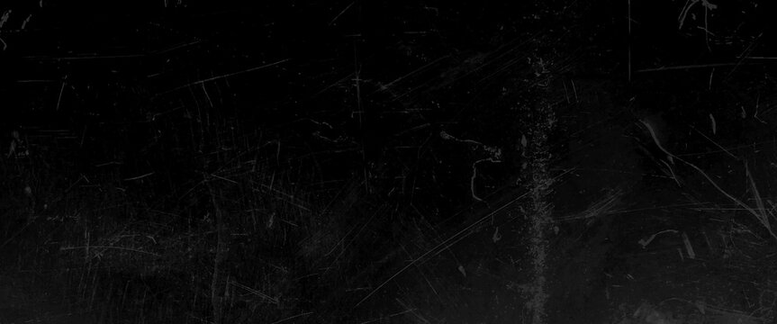 Dust and scratches design, aged photo editor layer, black grunge abstract background, white dust and scratches on a black background. dirt overlay or screen effect use for grunge background vintage.