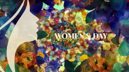 International Womens Day. Greeting Card. The video of this image is in my portfolio.	