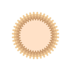 circles. background for the sticker. round. with beautiful borders. vector illustration. color version and black and white. for the spice. on a white background. for marking sets.