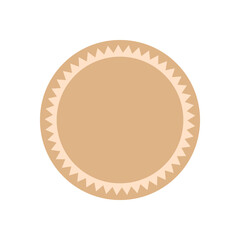 circles. background for the sticker. round. with beautiful borders. vector illustration. color version and black and white. for the spice. on a white background. for marking sets.