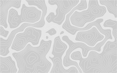 Topographic map and landscape terrain texture grid. Abstract white topography vector background White wave paper curved reliefs abstract background, Abstract topographic contours map background. 