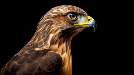 Fototapeta premium portrait of a falcon