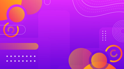 Obraz premium Minimal geometric background. Dynamic shapes composition.