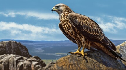 Fototapeta premium eagle in flight