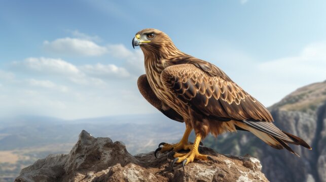 Red Tailed Hawk In Flight