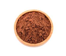 Cocoa powder isolated on transparent png