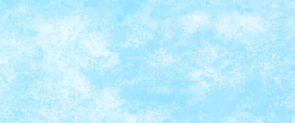 Aquarelle paint paper textured canvas for text design, blue acrylic and watercolor textures on white paper background. Paint leaks and ombre effects.