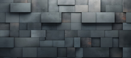 Minimalistic Concrete Elegance: Abstract Square Texture