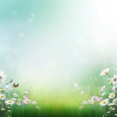 Obraz premium A spring background with empty space. Generative AI