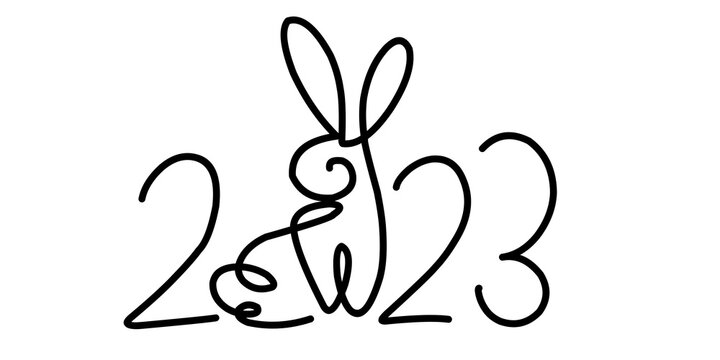 Bunny symbol of 23 year