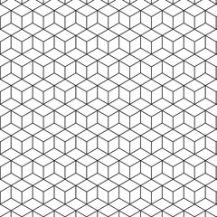 abstract seamless geometric hexagon pattern vector.