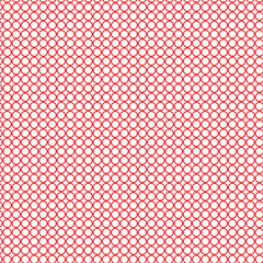abstract geometric red circle dot grid pattern.