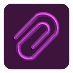 3d Line Neon Web Icon
