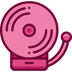 school bell two tone icon