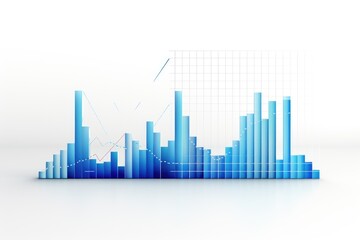 Statistic charts with data, AI generated Image