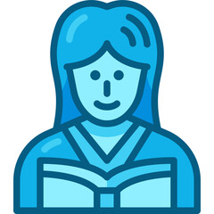 woman two tone icon