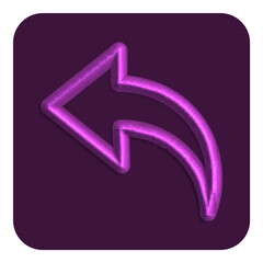 3d Line Neon Web Icon