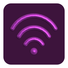 3d Line Neon Web Icon