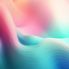 Beautiful pastel wavy gradient smooth background. Generative AI