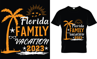 Family vacation, Summer vacation T-Shirt Design